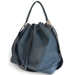 Louis Vuitton Taurillon Leather Noe Bucket Bag Bleu Marine 2012 Authenticated LV